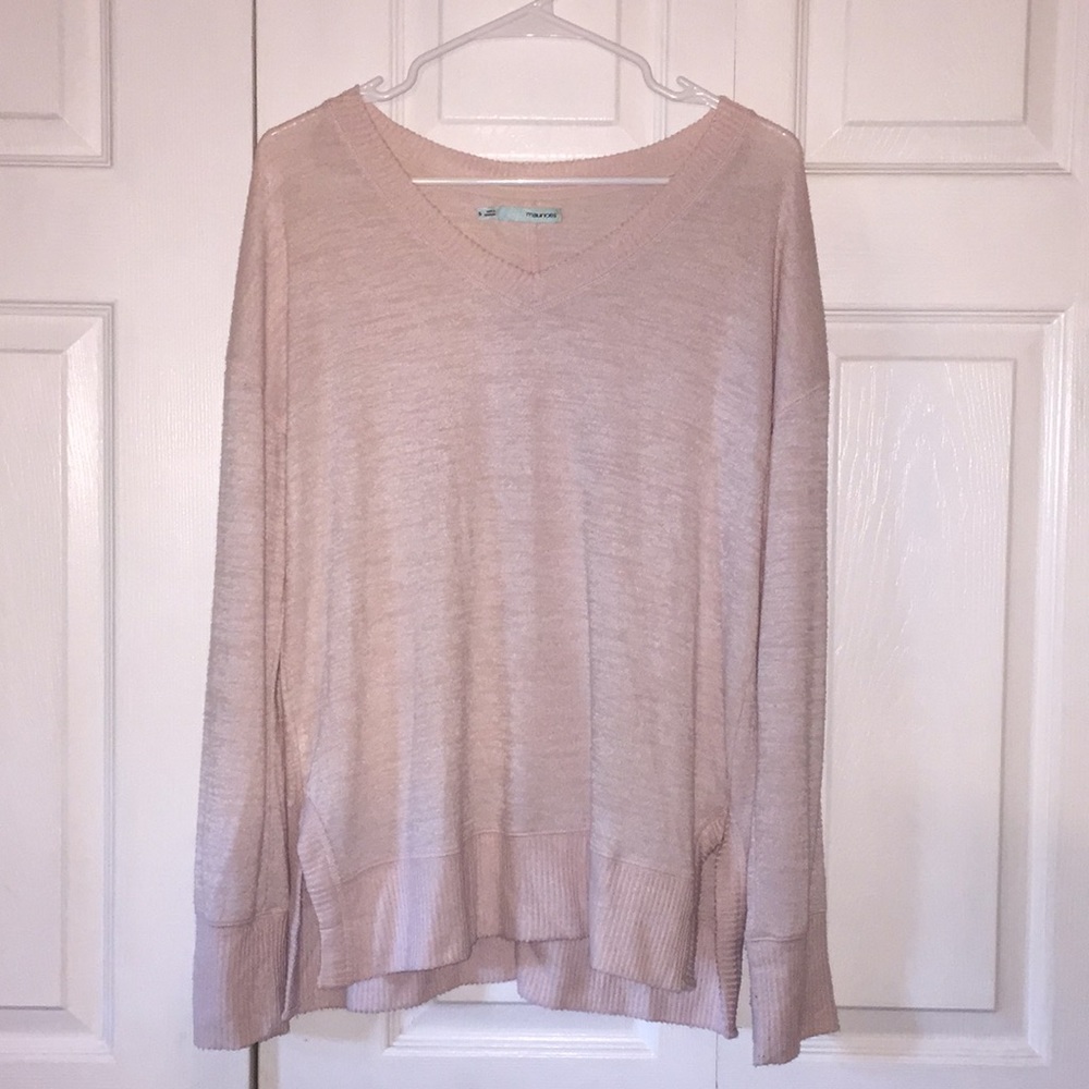 Pink oversized sweater